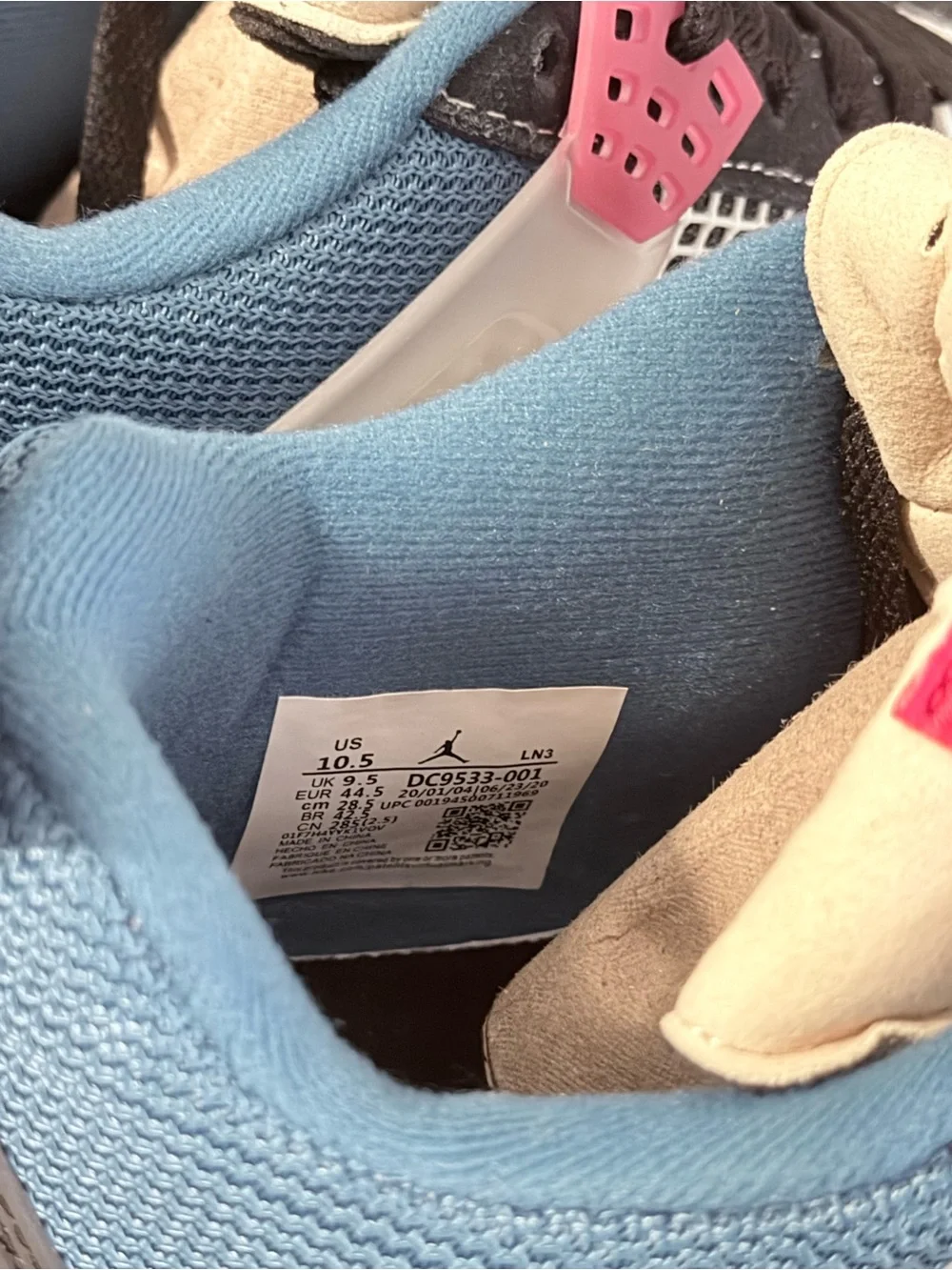 Jordan Kids Black, Yellow & Pink Retro Sneakers